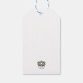 Weihnachtsgrüße Weihnachtsgeschenk-Tags Geschenkanhänger (Rückseite)