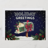 Weihnachtsgrüße Weihnachtsgrüße Karte (Vorne/Hinten)