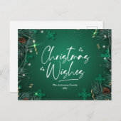 Weihnachtsgrüße, Weihnachtskarten 2023 Postkarte (Vorne/Hinten)