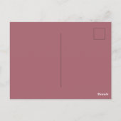 Weihnachtsgrüße Weihnachtsskript Postkarte (Rückseite)