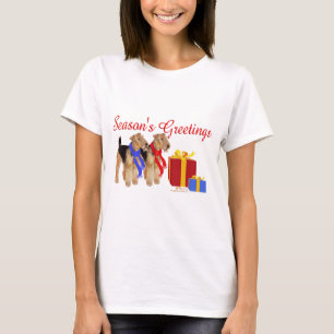 Weihnachtsgrüße Welsh Terrier T-Shirt