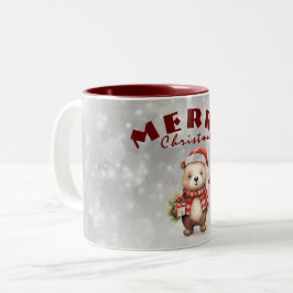 Weihnachtsgrüße Zweifarbige Tasse