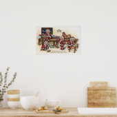 WeihnachtsgrüßeKleine Kinder Poster (Küche)