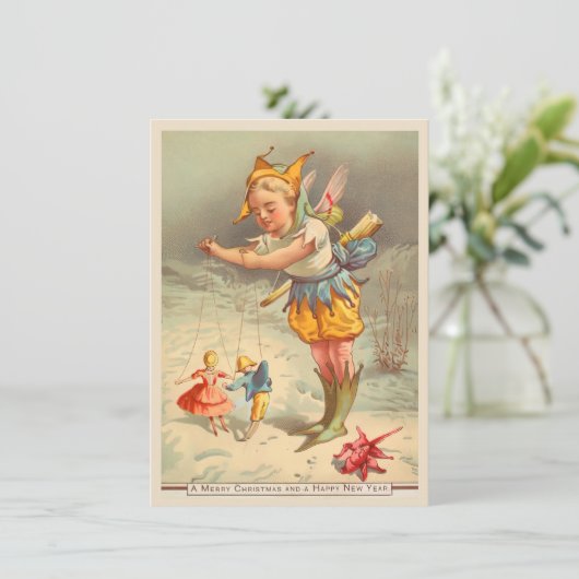 Weihnachtsgrüßen (Stehend Vorderseite)