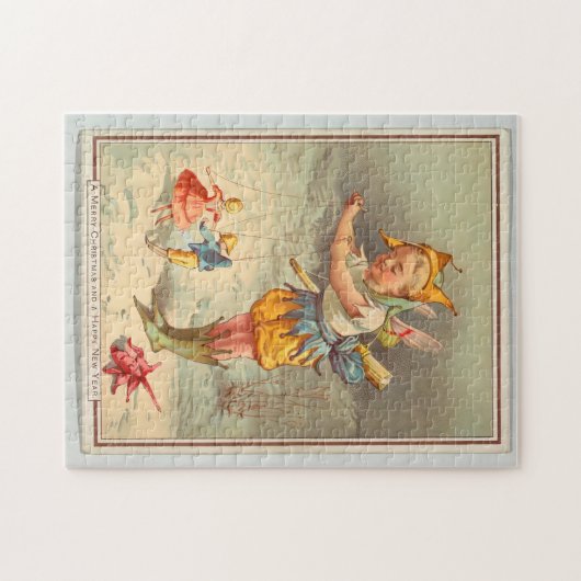 Weihnachtsgrüßen Puzzle (Horizontal)