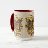 Weihnachtsgrüßen Tasse (Vorderseite Links)