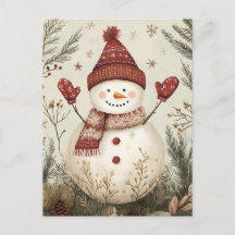 Weihnachtsgrüßen von Snowman