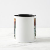 WeihnachtsgrüßeWeihnachten in Blau Tasse (Zentrum)