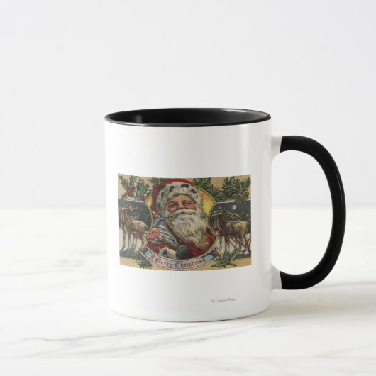 WeihnachtsgrüßeWeihnachten und Rentier Tasse (Rechts)