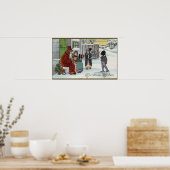 WeihnachtsgrüßeWeihnachtsfeier Poster (Küche)