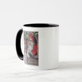 WeihnachtsgrüßeWeihnachtsgeburtPuppe Tasse (Vorderseite Links)