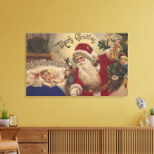 WeihnachtsgrüßeWeihnachtsgeschmack Leinwanddruck (Insitu (Wohnzimmer))