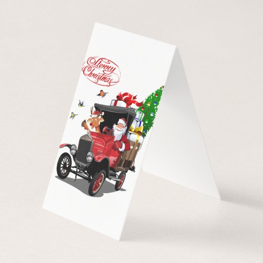 Weihnachtsgrußkarte (Rückseite)