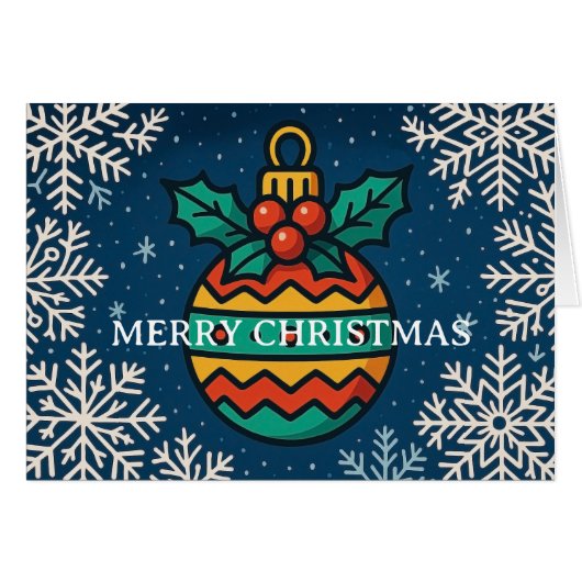 Weihnachtsgrußkarte (Vorderseite (Horizontal))