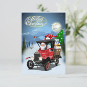Weihnachtsgrußkarte (Stehend Vorderseite)