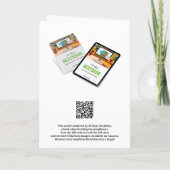 Weihnachtsgrüßkarte 2024 feiertagskarte (Rückseite)