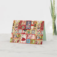 Weihnachtsgrußkarte aus der Vergangenheit