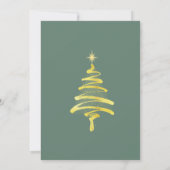 Weihnachtsgrußkarte Einladung (Rückseite)