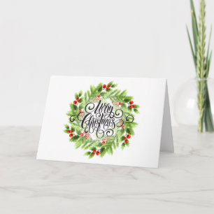 Weihnachtsgrußkarte Feiertagskarte