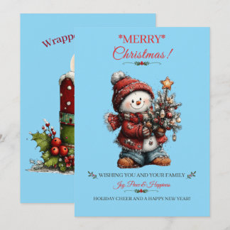 Weihnachtsgrußkarte Feiertagskarte