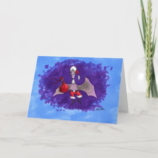 Weihnachtsgrüßkarte Feiertagskarte (Vorderseite)