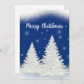 Weihnachtsgrüßkarte Feiertagskarte (Vorne/Hinten)