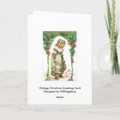 Weihnachtsgrüßkarte Feiertagskarte (Rückseite)