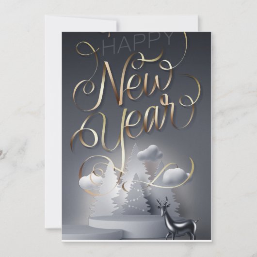 Weihnachtsgrüßkarte Feiertagskarte (Vorderseite)