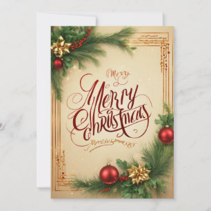 Weihnachtsgrüßkarte Feiertagskarte