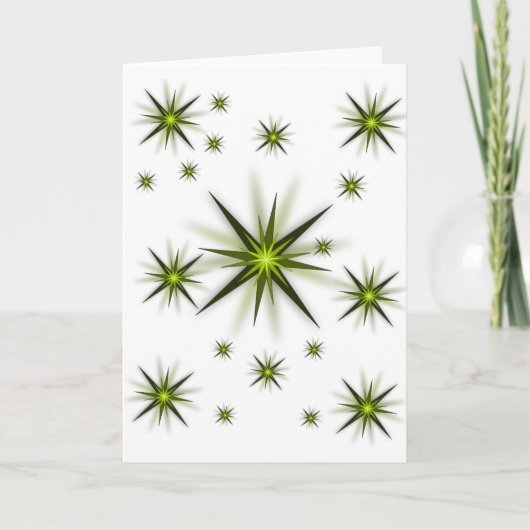 Weihnachtsgrüßkarte Feiertagskarte (Vorderseite)