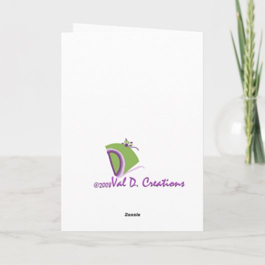 Weihnachtsgrüßkarte Feiertagskarte (Rückseite)