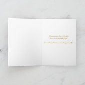 Weihnachtsgrüßkarte Feiertagskarte (Innenseite)