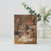 Weihnachtsgrüßkarte Feiertagskarte (Stehend Vorderseite)