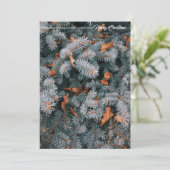 Weihnachtsgrußkarte Feiertagskarte (Stehend Vorderseite)