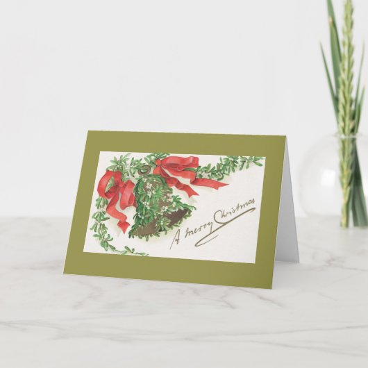 Weihnachtsgrußkarte Feiertagskarte (Vorderseite)