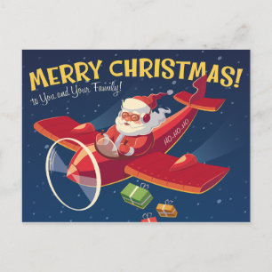 Weihnachtsgrußkarte Feiertagspostkarte
