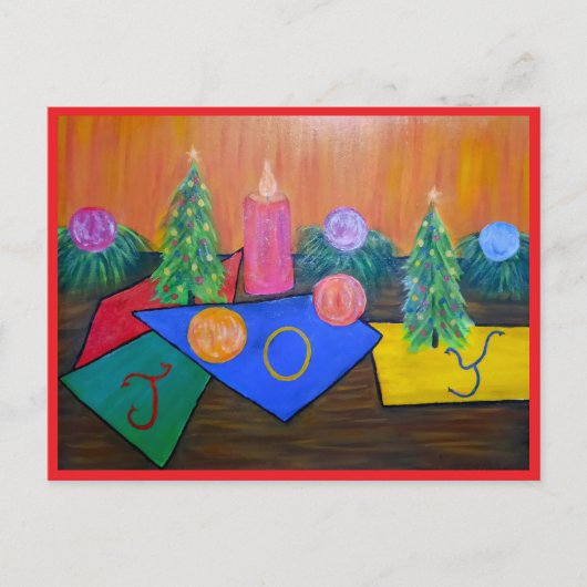 Weihnachtsgrußkarte Feiertagspostkarte (Vorderseite)