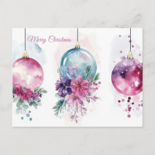 Weihnachtsgrußkarte Festlich Postkarte