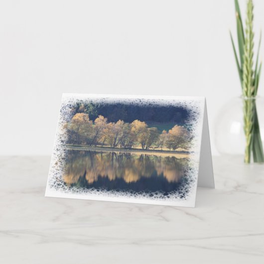 Weihnachtsgrußkarte für Naturliebhaber Feiertagskarte (Vorderseite)