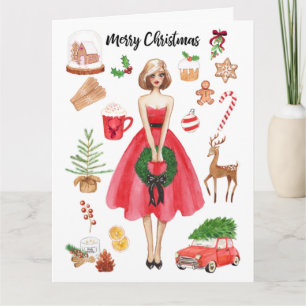 Weihnachtsgrußkarte Karte