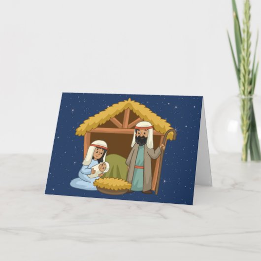 Weihnachtsgrußkarte Karte (Vorderseite)