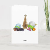 Weihnachtsgrußkarte Karte (Rückseite)