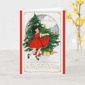 Weihnachtsgrußkarte Karte (Gelbe Blume)