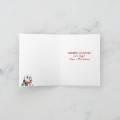 Weihnachtsgrußkarte - Laseraugen-Operation Karte (Innenseite)