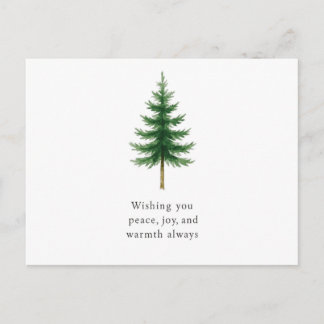Weihnachtsgrußkarte mit freundlichen Grüßen Postkarte