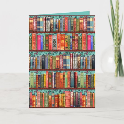 Weihnachtsgrüßkarte mit Heiligen Feiertagskarte (Vorderseite)