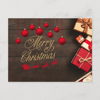 Weihnachtsgrußkarte Ornate Vintage Postkarte