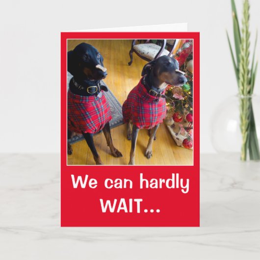 Weihnachtsgrußkarte Weihnachten Leckerei (Vorderseite)