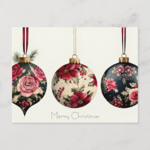 Weihnachtsgrußkarte zum Fest Postkarte