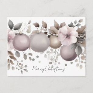 Weihnachtsgrußkarte zum Fest Postkarte